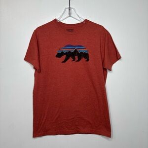 Patagonia Bear Graphic T-Shirt Men’s Large Slim Fit